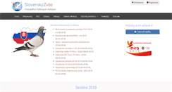 Desktop Screenshot of postoveholuby.sk